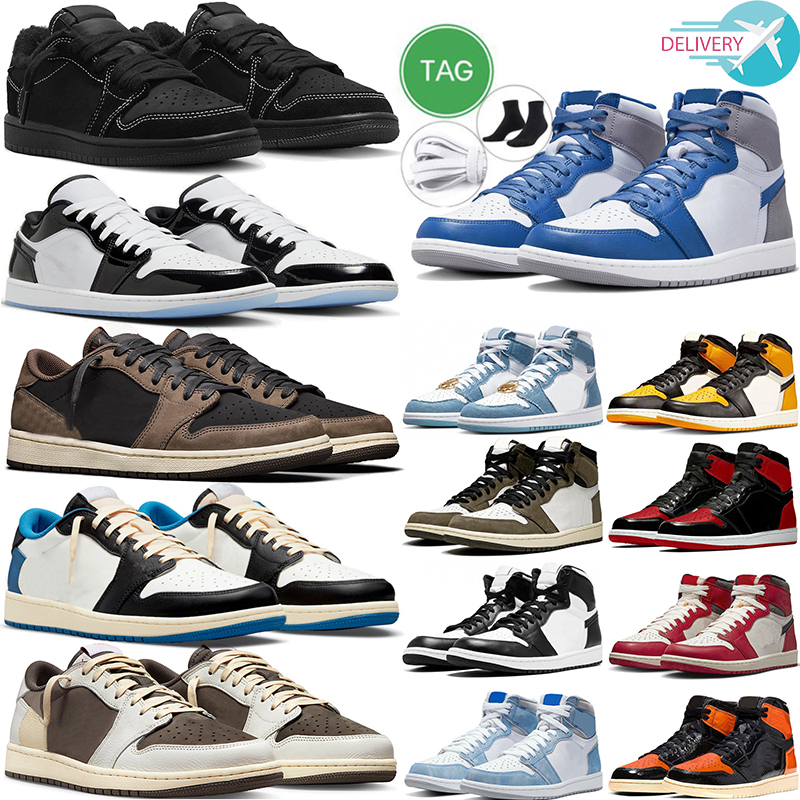Original 1S Shoes Concord Black Phantom 1 Travis Scott Low True Blue Denim Taxi Bred Patent Lost adn Found Obsidian Dark Mocha Court Purple Basketball Shoe Men Women
Original 1S Shoes Concord Black Phantom 1 Travis Scott Low True Blue Denim Taxi Bred Patent Lost adn Found Obsidian Dark Mocha Court Purple Basketball Shoe Men Women