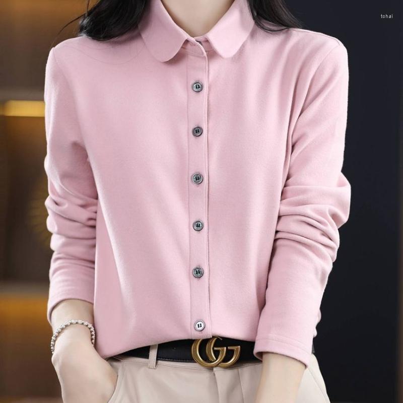 Women's Blouses XEJ Elegant Shirts For Women Women's Long Sleeve Top Pink Shirt Spring And Winter Or Tops 2023
Women's Blouses XEJ Elegant Shirts For Women Women's Long Sleeve Top Pink Shirt Spring And Winter Or Tops 2023