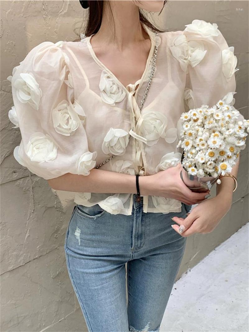 Women's Blouses Alien Kitty 2023 Retro V-Neck Puff Sleeve Sweet Shirts With Tank Tops OL Women Flowers Holiday Chic Summer Slim Casual, Ivory
Women's Blouses Alien Kitty 2023 Retro V-Neck Puff Sleeve Sweet Shirts With Tank Tops OL Women Flowers Holiday Chic Summer Slim Casual, Ivory