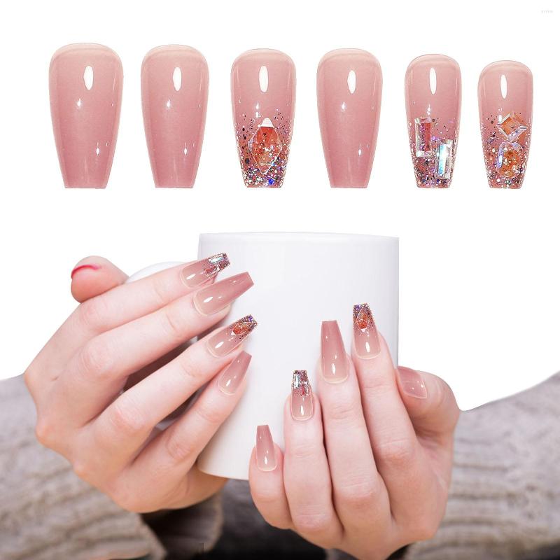 False Nails Pink Press On 24 Pcs Fake Glossy Tips Artificial Finger Manicure For Women And Girls, Picture shown
False Nails Pink Press On 24 Pcs Fake Glossy Tips Artificial Finger Manicure For Women And Girls, Picture shown