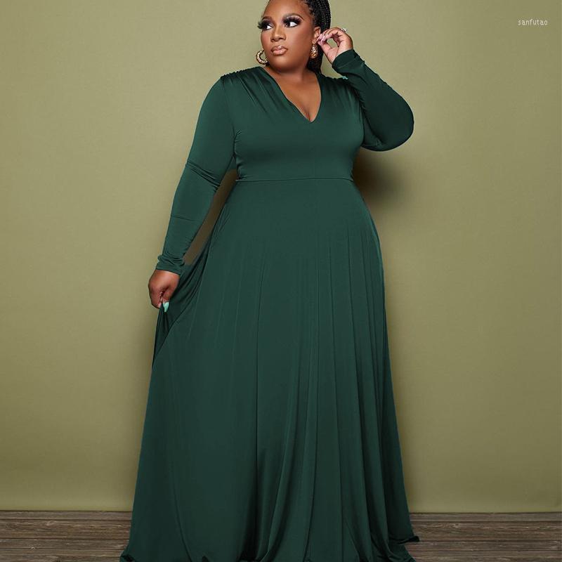 Plus Size Dresses Clothing Women Elegant Evening Maxi Dress V Neck Long Sleeve Formal Vintage Drop Wholesale, Blue
Plus Size Dresses Clothing Women Elegant Evening Maxi Dress V Neck Long Sleeve Formal Vintage Drop Wholesale, Blue