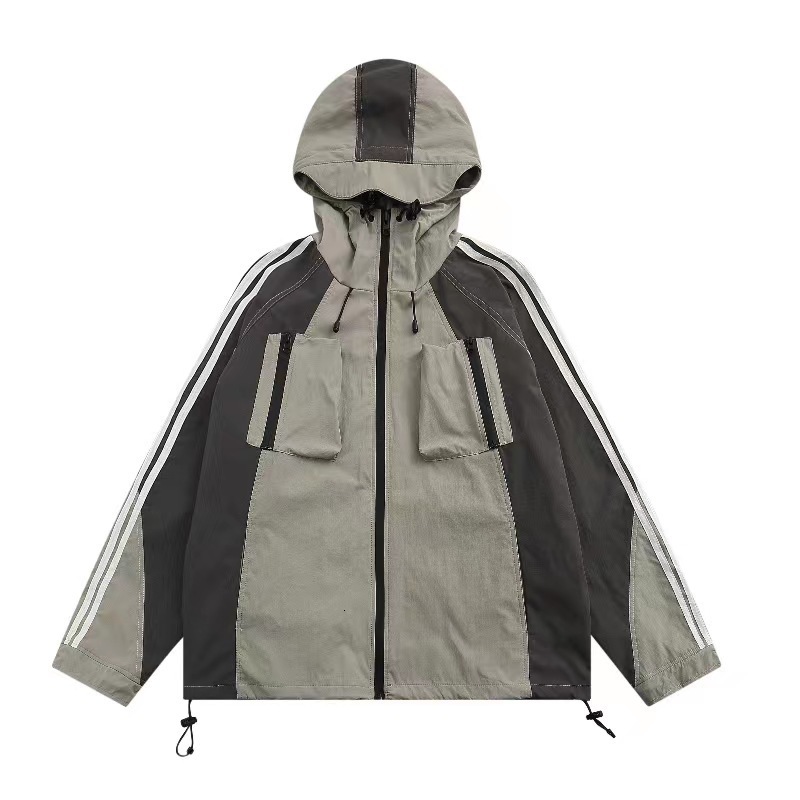 Men s Jackets Trendy American Design Color Blocking Zipper Small Mountain Outdoor Workwear Hooded 230217, Black
Men s Jackets Trendy American Design Color Blocking Zipper Small Mountain Outdoor Workwear Hooded 230217, Black