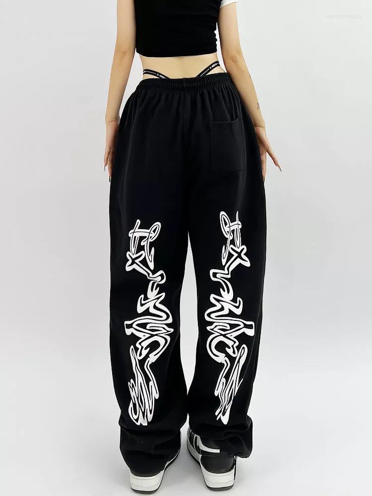 Women' Jeans Hip Hop Gothic Black Jogging Sweatpants Oversize Y2K Grunge Kpop Baggy Trousers Harajuku, 01
Women' Jeans Hip Hop Gothic Black Jogging Sweatpants Oversize Y2K Grunge Kpop Baggy Trousers Harajuku, 01