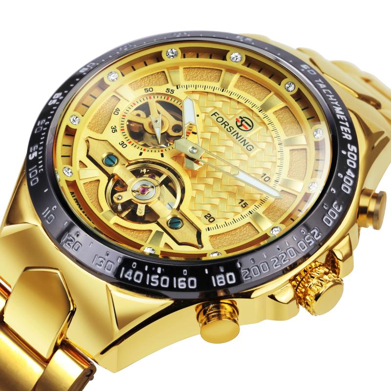 Wristwatches Forsining Gold Tourbillon Watch For Men Mechanical Sport Mens Watches Top Stainless Steel Strap ClockWristwatchesWristwatches, Silver-white
Wristwatches Forsining Gold Tourbillon Watch For Men Mechanical Sport Mens Watches Top Stainless Steel Strap ClockWristwatchesWristwatches, Silver-white