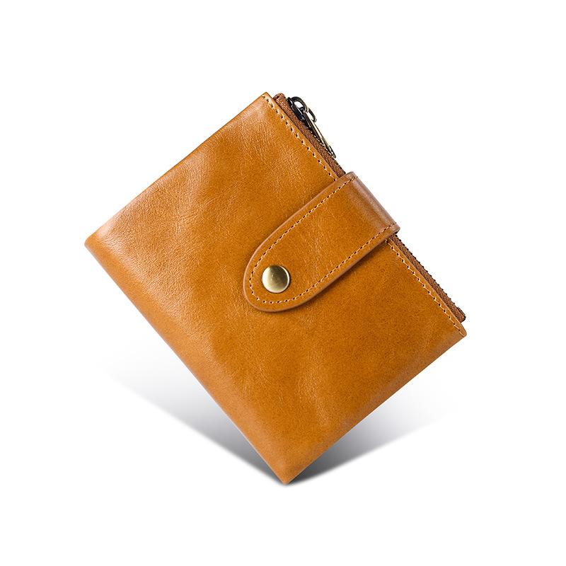 Wallets Men's Wallet Oil Wax Real Cowhide Double Zipper Rfid Multi-function Japanese Vintage, Brown
Wallets Men's Wallet Oil Wax Real Cowhide Double Zipper Rfid Multi-function Japanese Vintage, Brown