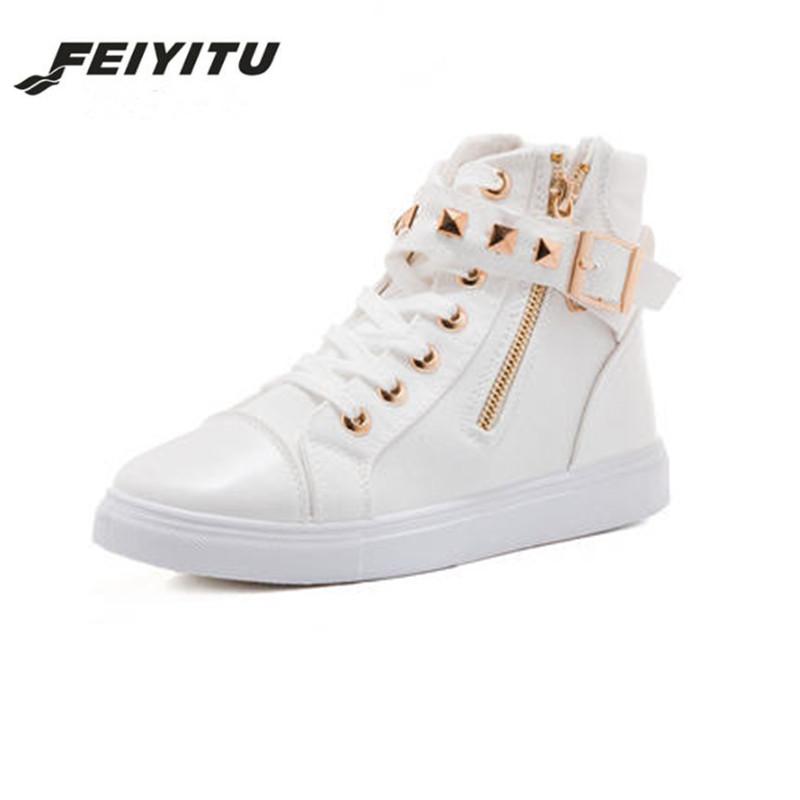 Dress Shoes FeiYiTu Platform Woman Canvas Increased Rivet Chaussures Femmes Fashion Tenis Feminino Casual Women, Black
Dress Shoes FeiYiTu Platform Woman Canvas Increased Rivet Chaussures Femmes Fashion Tenis Feminino Casual Women, Black