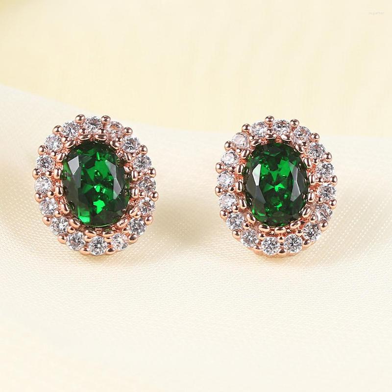 Stud Earrings ZHOUYANG Elegant Created Green Crystal Rose Gold Color Fashion Zircon Jewelry Women Luxury Accessories ZYE107
Stud Earrings ZHOUYANG Elegant Created Green Crystal Rose Gold Color Fashion Zircon Jewelry Women Luxury Accessories ZYE107