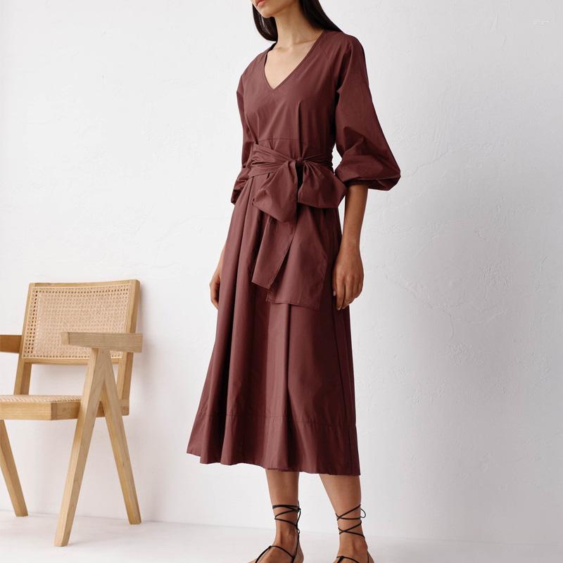 Casual Dresses Elegant Bow Lace-up Solid Long Dress 2023 Spring Sexy Deep V-neck Party Autumn Women Lantern Sleeve Maxi, 02 wine red
Casual Dresses Elegant Bow Lace-up Solid Long Dress 2023 Spring Sexy Deep V-neck Party Autumn Women Lantern Sleeve Maxi, 02 wine red