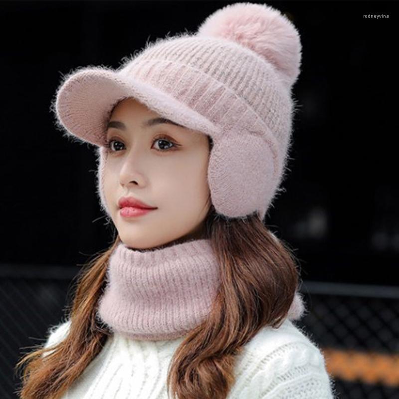 Berets Winter Warm Beanie Scarf Set Knit Hat Earflap Skullies Beanies Neck Warmer Ski Balaclava, White
Berets Winter Warm Beanie Scarf Set Knit Hat Earflap Skullies Beanies Neck Warmer Ski Balaclava, White