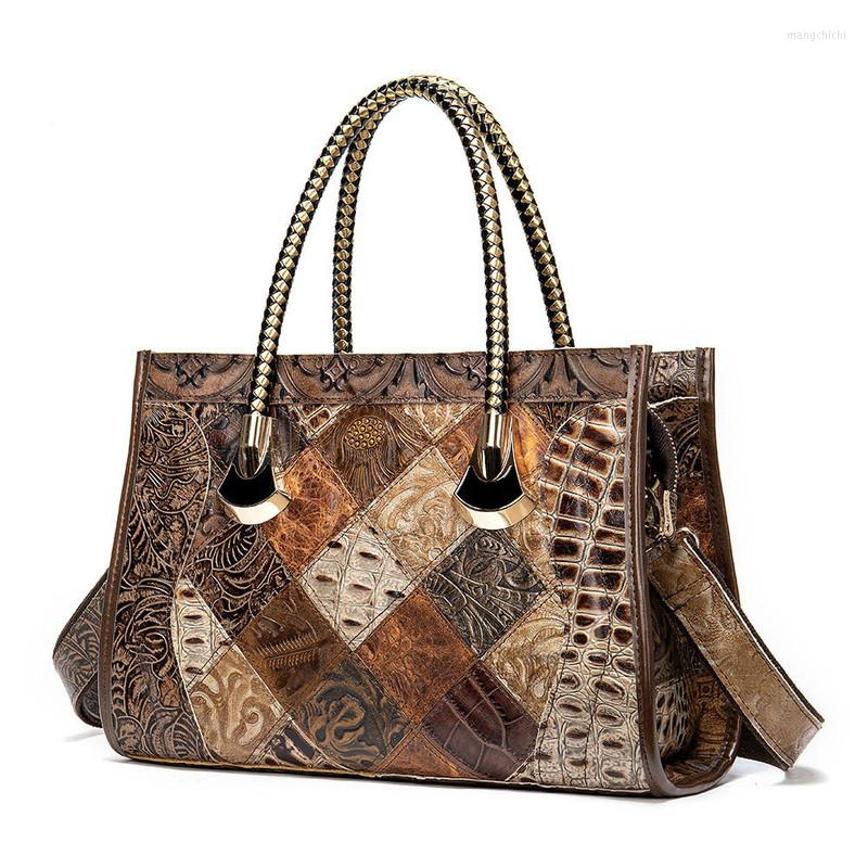Evening Bags Women's Handbag Contrast Top Layer Leather Shoulder Large Capacity Ladies Hand Bag Totes, Color 1
Evening Bags Women's Handbag Contrast Top Layer Leather Shoulder Large Capacity Ladies Hand Bag Totes, Color 1