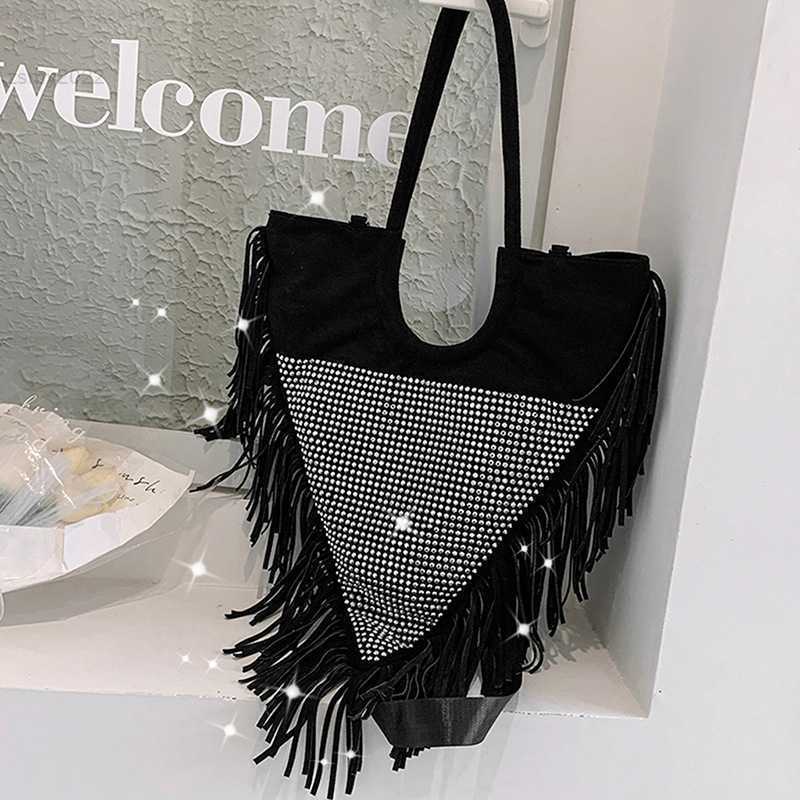 Large capacity women's bag 2022 new Fashion Single Shoulder Tote Bag triangle Rhinestone tassel imitation suede brown, G10-2011 blue
Large capacity women's bag 2022 new Fashion Single Shoulder Tote Bag triangle Rhinestone tassel imitation suede brown, G10-2011 blue
