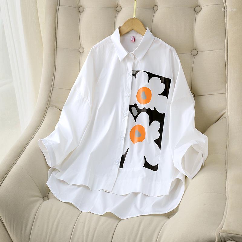 Women's Blouses White Flower Print Plus Size Patchwork Loose Women Blouse Buttons Up Shirt 2023 Casual Summer Female Clothing Tops, Picture shown
Women's Blouses White Flower Print Plus Size Patchwork Loose Women Blouse Buttons Up Shirt 2023 Casual Summer Female Clothing Tops, Picture shown