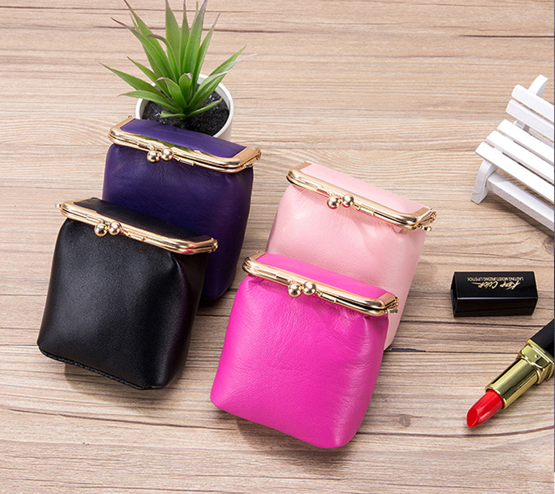 10pcs Cosmetic Bags Women Genuine Leather Plain Solid Multifunctional Protable Coin Purses, Black
10pcs Cosmetic Bags Women Genuine Leather Plain Solid Multifunctional Protable Coin Purses, Black