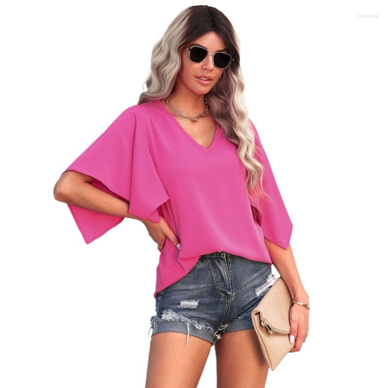 Women's T Shirts Style Female All-matching T-shirt Sweet Batwing Sleeve Blouse Sexy V Neck Shirt Tops
Women's T Shirts Style Female All-matching T-shirt Sweet Batwing Sleeve Blouse Sexy V Neck Shirt Tops