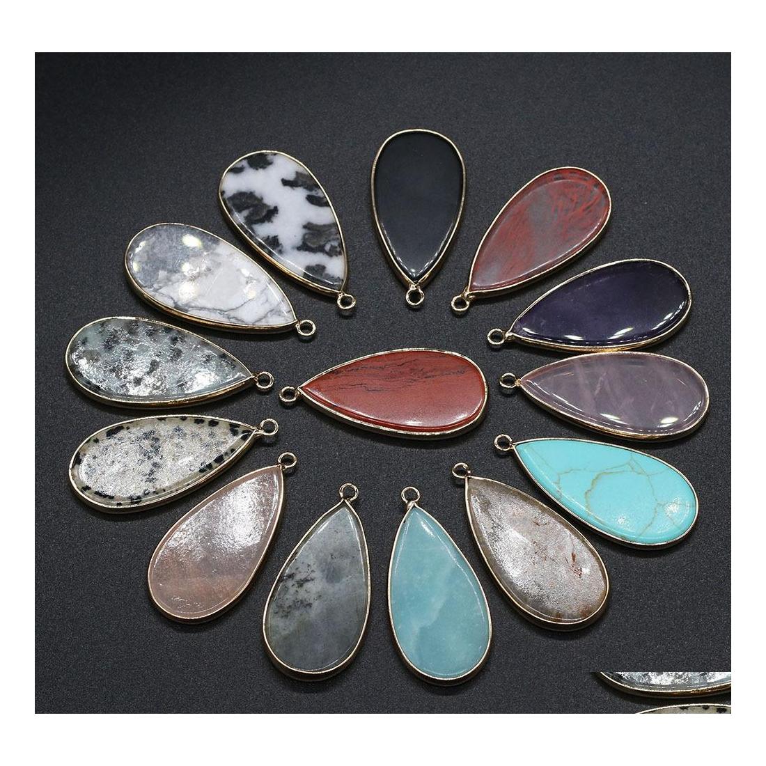 Charms Waterdrop Healing Turquoise Picture Stone Rose Quartz Crystal Gold Edged Pendant Diy Necklace Women Fashion Jewelry Find Spor Dhssx
Charms Waterdrop Healing Turquoise Picture Stone Rose Quartz Crystal Gold Edged Pendant Diy Necklace Women Fashion Jewelry Find Spor Dhssx