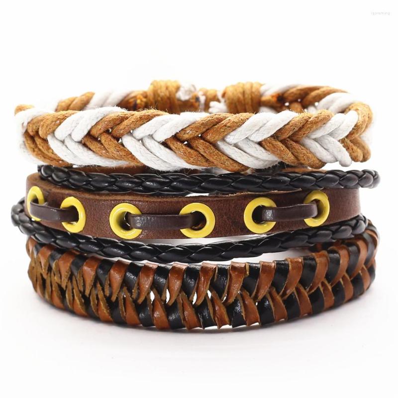 Charm Bracelets Woven Feather Cross Star Words Leather Men Women Wood Beads Bangles Gift Homme Jewelry 3Pcs/Set
Charm Bracelets Woven Feather Cross Star Words Leather Men Women Wood Beads Bangles Gift Homme Jewelry 3Pcs/Set