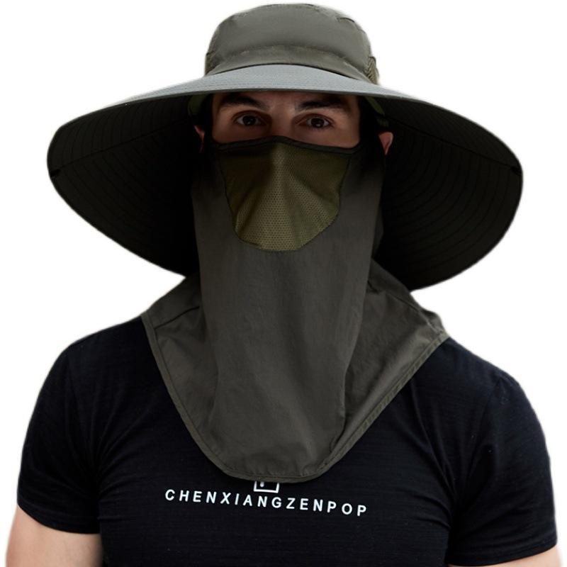 Berets Removable Summer Sun Foldable Cowboy Hats Big Brim Caps Outdoor Anti-UV Fishing Hat Face Neck Protection Breatha Bucket HatBerets, Khaki hat
Berets Removable Summer Sun Foldable Cowboy Hats Big Brim Caps Outdoor Anti-UV Fishing Hat Face Neck Protection Breatha Bucket HatBerets, Khaki hat