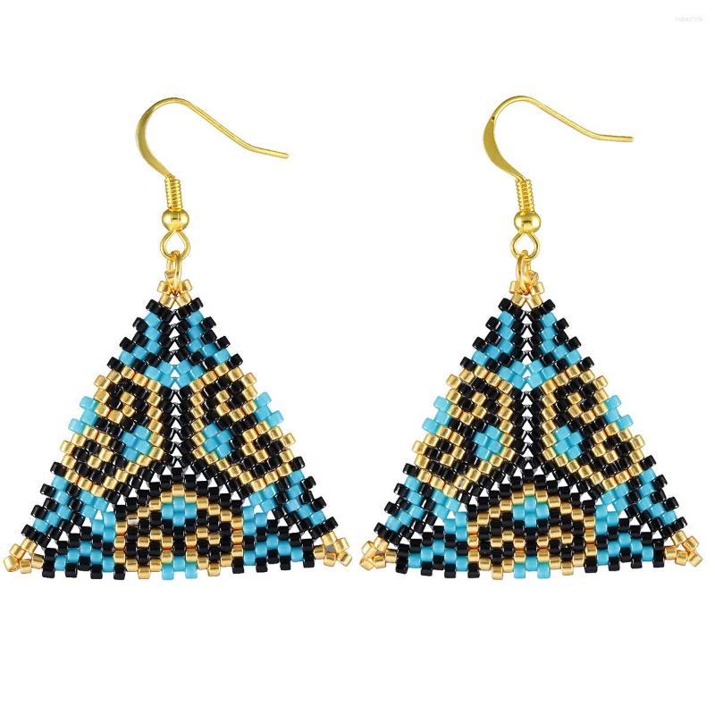 Dangle Earrings Rice Bead Hand Beaded Weave Originality Triangle Glass Bohemia Geometry Fashion Alloy Ma'am Tassel 
Dangle Earrings Rice Bead Hand Beaded Weave Originality Triangle Glass Bohemia Geometry Fashion Alloy Ma'am Tassel