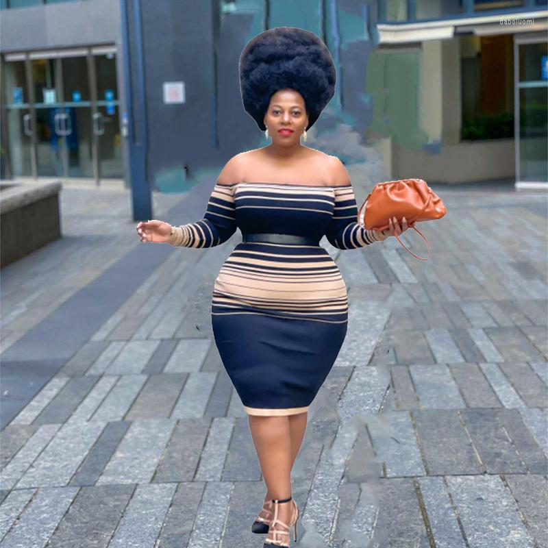 Plus Size Dresses Women Long Sleeve Slash Neck Bodycon Dress With Belt Elegant Sexy Off Shoulder Wholesale Drop, Multi
Plus Size Dresses Women Long Sleeve Slash Neck Bodycon Dress With Belt Elegant Sexy Off Shoulder Wholesale Drop, Multi