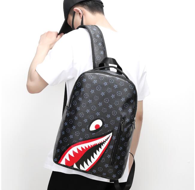 Men's leisure backpack Student computer backpack Fashion black brown check backpack Large capacity waterproof shark bag, Fashio
Men's leisure backpack Student computer backpack Fashion black brown check backpack Large capacity waterproof shark bag, Fashio