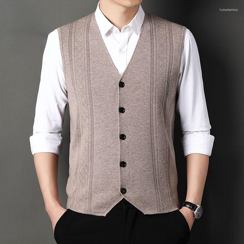 Men's Vests Top Grade Fashion Brand Slim Fit Knit Cardigan Sweater Vest Men Vintage Winter Woolen Sleeveless Casual Man Clothes C41, Light grey
Men's Vests Top Grade Fashion Brand Slim Fit Knit Cardigan Sweater Vest Men Vintage Winter Woolen Sleeveless Casual Man Clothes C41, Light grey