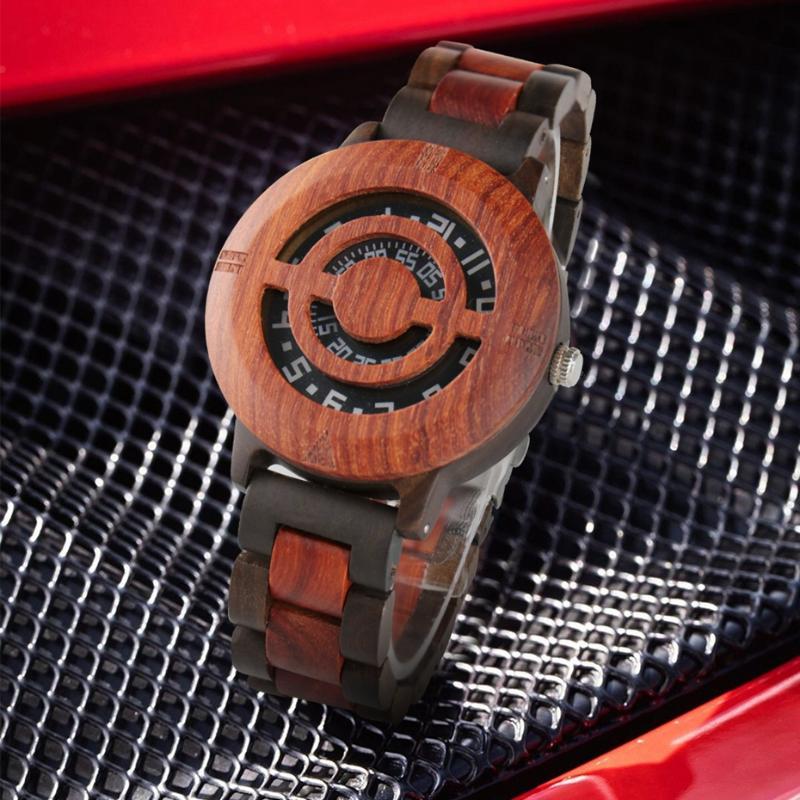 Wristwatches Creative Turntable Design Hollow Out Skeleton Wooden Watch Retro Full Adjustable Mens Sports Watches Vintage Reloj Hombre, Zebrawood
Wristwatches Creative Turntable Design Hollow Out Skeleton Wooden Watch Retro Full Adjustable Mens Sports Watches Vintage Reloj Hombre, Zebrawood