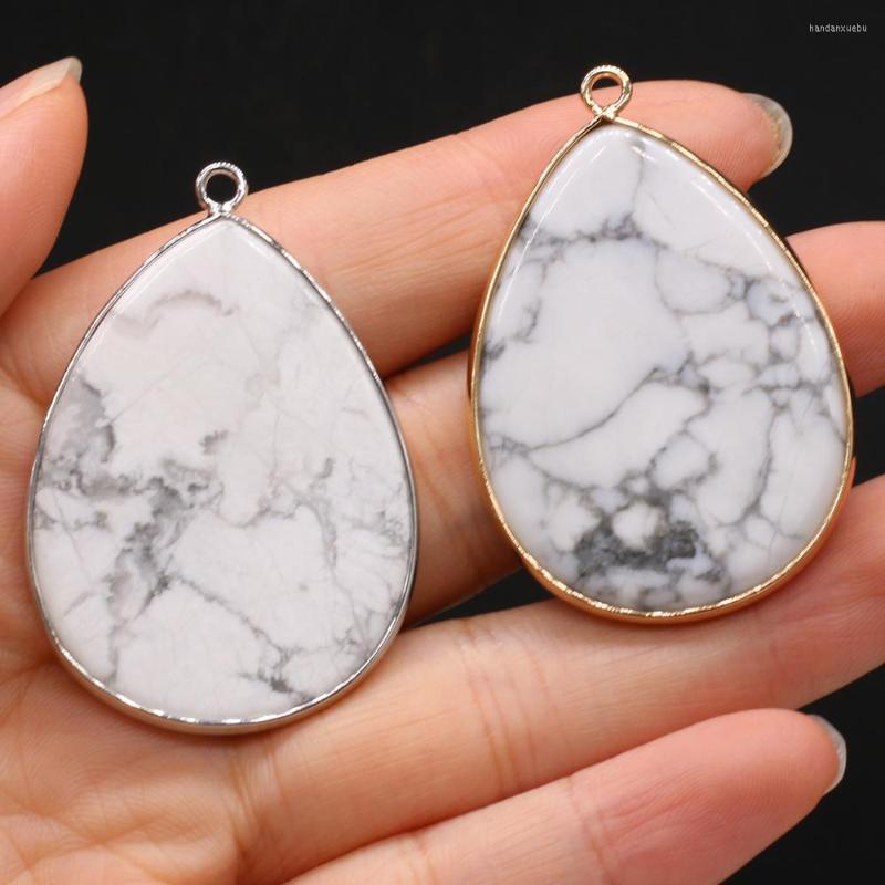 Charms Natural Semi-precious Stones Water Droplets Shape Pendant White Turquoise DIY For Jewelry Making Necklaces Accessories Gift
Charms Natural Semi-precious Stones Water Droplets Shape Pendant White Turquoise DIY For Jewelry Making Necklaces Accessories Gift