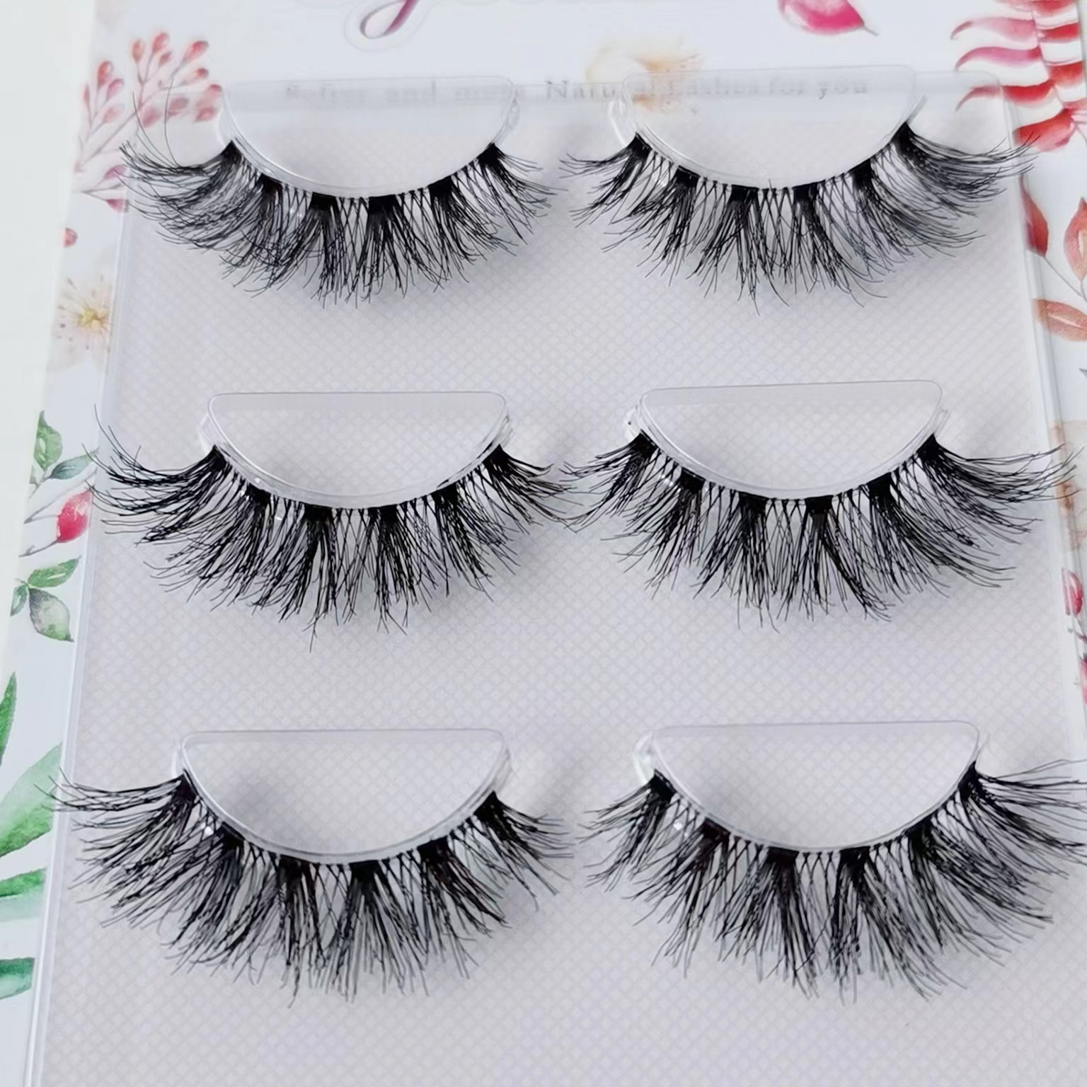 New Wholesale Mink Lashes 5/3Pairs eyelashes invisible band 3d mink lashes reusable false eyelashes Make Up in Bulk Hotting
New Wholesale Mink Lashes 5/3Pairs eyelashes invisible band 3d mink lashes reusable false eyelashes Make Up in Bulk Hotting