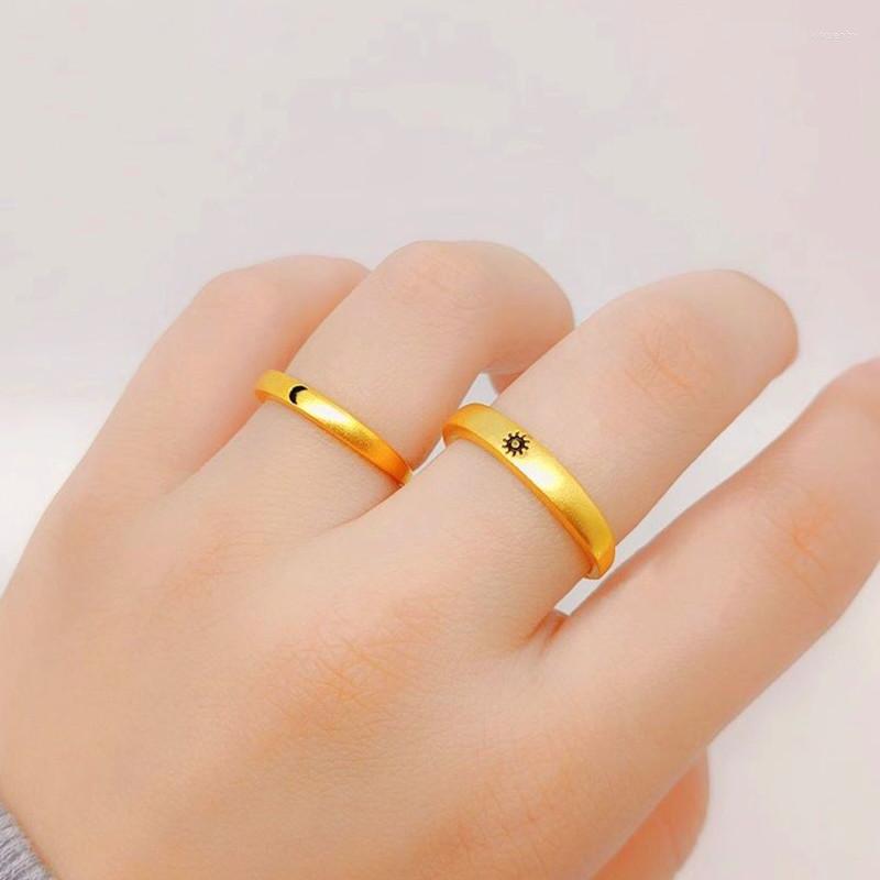Wedding Rings Couple Of Lovers Star Moon Ring Minimalist Open Adjustable Set Golden For Men And Women
Wedding Rings Couple Of Lovers Star Moon Ring Minimalist Open Adjustable Set Golden For Men And Women
