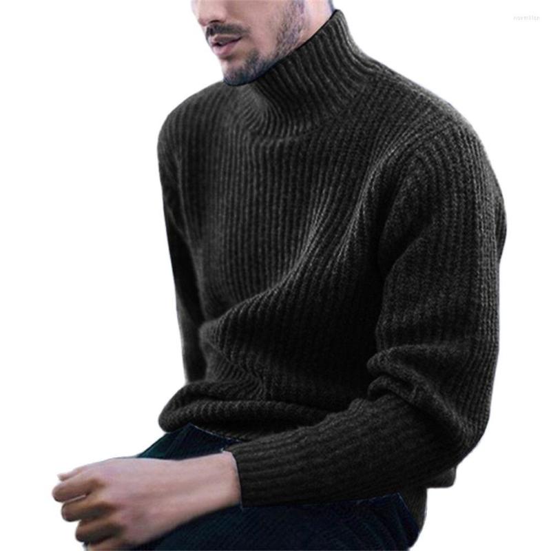 Men's Sweaters Europe-USA Style Pullovers Men High Collar Pure Color Long Sleeve Knit Sweater, Black
Men's Sweaters Europe-USA Style Pullovers Men High Collar Pure Color Long Sleeve Knit Sweater, Black