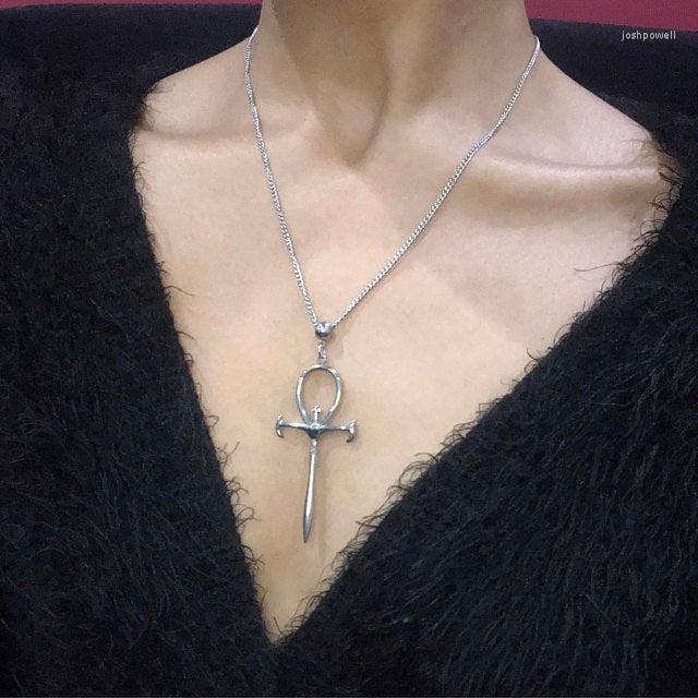 Pendant Necklaces Vampire Ankh Necklace Mysterious Gothic Symbol Egypt Gift Charm Lucifer
Pendant Necklaces Vampire Ankh Necklace Mysterious Gothic Symbol Egypt Gift Charm Lucifer