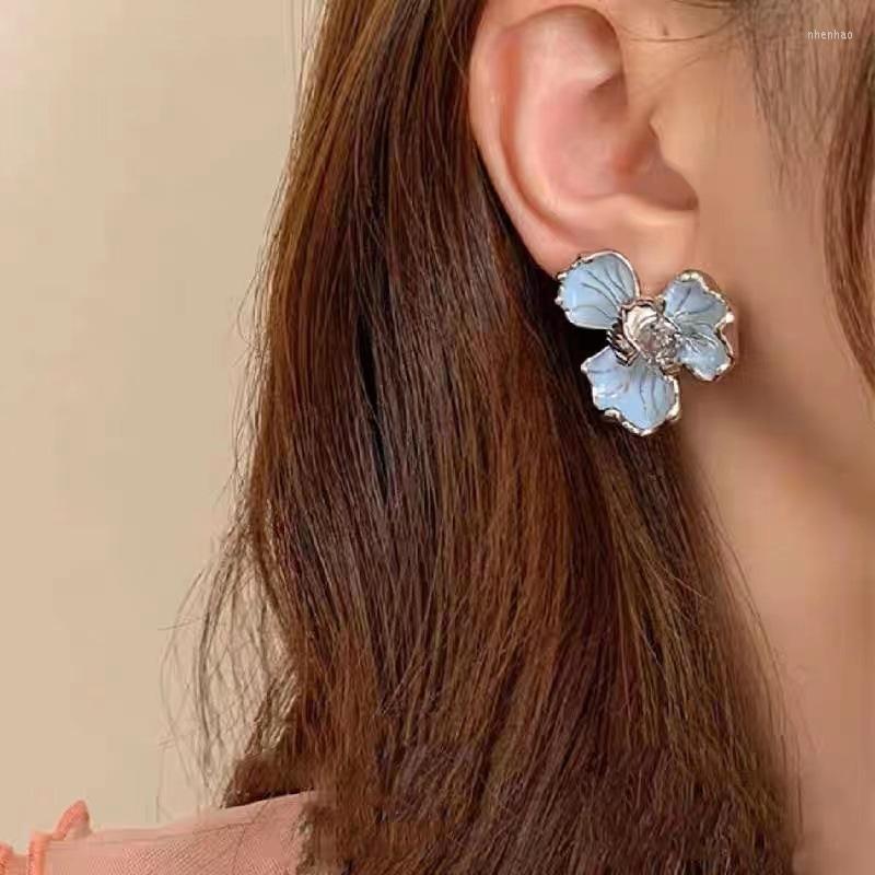 Dangle Earrings Flower Blue Iris Advanced Sense Light Luxury Sweet Small Audience Ear Studs Accessories Wholesale
Dangle Earrings Flower Blue Iris Advanced Sense Light Luxury Sweet Small Audience Ear Studs Accessories Wholesale