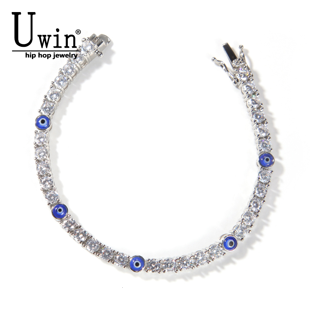 Charm Bracelets Uwin Tennis 4mm Turkish Blue Eyes AAA CZ Iced Out Luxury Bangles Wholesale Women Jewelry 230216
Charm Bracelets Uwin Tennis 4mm Turkish Blue Eyes AAA CZ Iced Out Luxury Bangles Wholesale Women Jewelry 230216