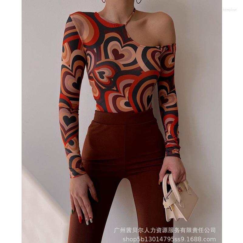 Women' T Shirts Women' T-shirt Top Summer Sexy Printed Slim Off Shoulder Casual Long Sleeve Slash Neck Pullover, Multicolor
Women' T Shirts Women' T-shirt Top Summer Sexy Printed Slim Off Shoulder Casual Long Sleeve Slash Neck Pullover, Multicolor