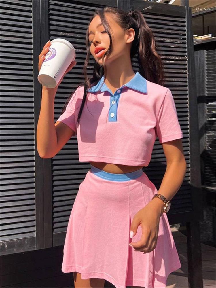 Women' Tracksuits Tossy Casual Two Piece Sets Womens Outifits Summer Candy Color Tennis Mini Skirt And Top 2 Pieces 2023 Matching, Purple
Women' Tracksuits Tossy Casual Two Piece Sets Womens Outifits Summer Candy Color Tennis Mini Skirt And Top 2 Pieces 2023 Matching, Purple