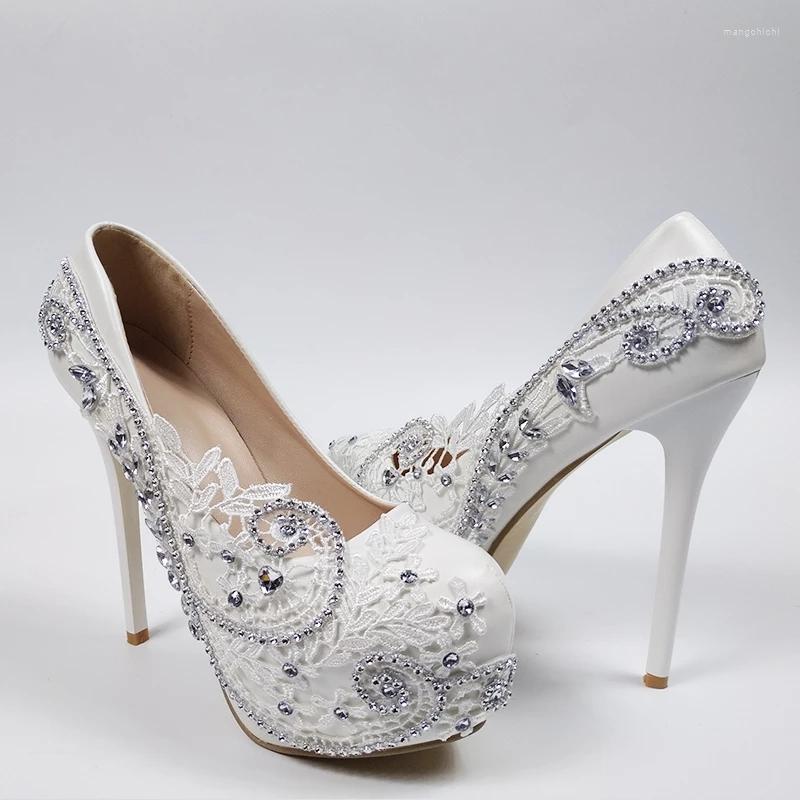 Dress Shoes 2023 Woman Platform White Bridal Wedding Lace Flower Round Toe Party High Pumps 14cm Thin Heels Crystal, White shoes
Dress Shoes 2023 Woman Platform White Bridal Wedding Lace Flower Round Toe Party High Pumps 14cm Thin Heels Crystal, White shoes