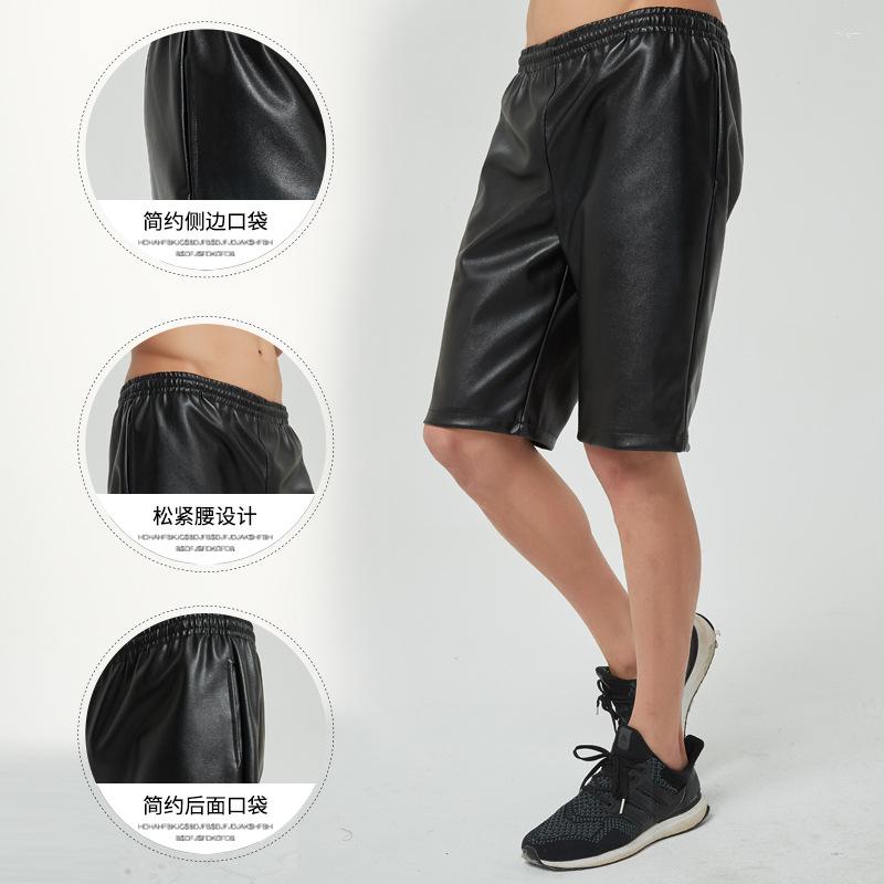 Men's Shorts 2023 Men's Summer Thin PU Leather Black Elastic Waist Five-Point Loose Hip Hop Red White
Men's Shorts 2023 Men's Summer Thin PU Leather Black Elastic Waist Five-Point Loose Hip Hop Red White