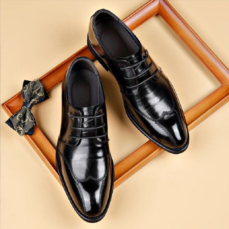 High Quality Designer Breathable Men Oxford Lace-up Shoes Men's Luxury Wedding Dress Shoes D2a14, Black
High Quality Designer Breathable Men Oxford Lace-up Shoes Men's Luxury Wedding Dress Shoes D2a14, Black