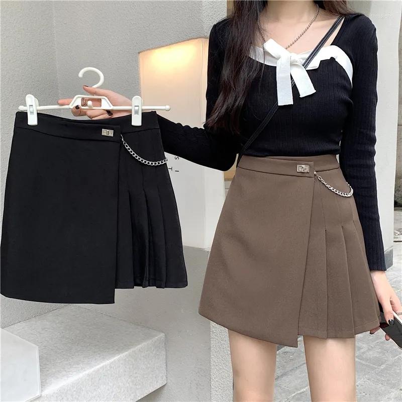 Skirts SSpring Women Solid High Waist Slimming Skirt 2023 Pleated Women's Irregular A-line Short Mini, Black
Skirts SSpring Women Solid High Waist Slimming Skirt 2023 Pleated Women's Irregular A-line Short Mini, Black