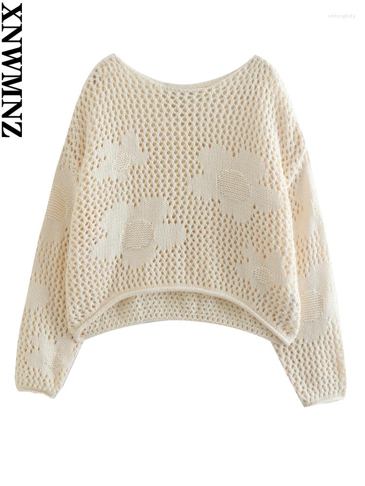 Women' Sweaters XNWMNZ 2023 Women Fashion Floral Knit Sweater Woman Casual Versatile Round Neck Long Sleeve Female Chic Pullover, Picture color
Women' Sweaters XNWMNZ 2023 Women Fashion Floral Knit Sweater Woman Casual Versatile Round Neck Long Sleeve Female Chic Pullover, Picture color