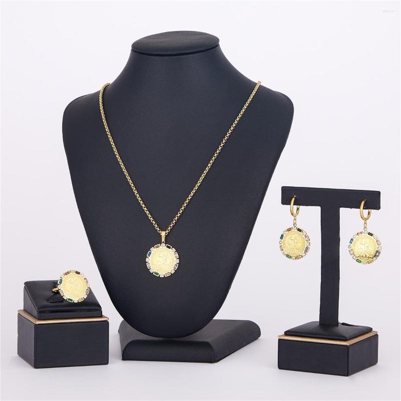 Necklace Earrings Set LUIZADA 2023 Jun Selling Accessories Wedding Jewelry For Women Portrait Coin Stainless Steel With, Picture shown
Necklace Earrings Set LUIZADA 2023 Jun Selling Accessories Wedding Jewelry For Women Portrait Coin Stainless Steel With, Picture shown