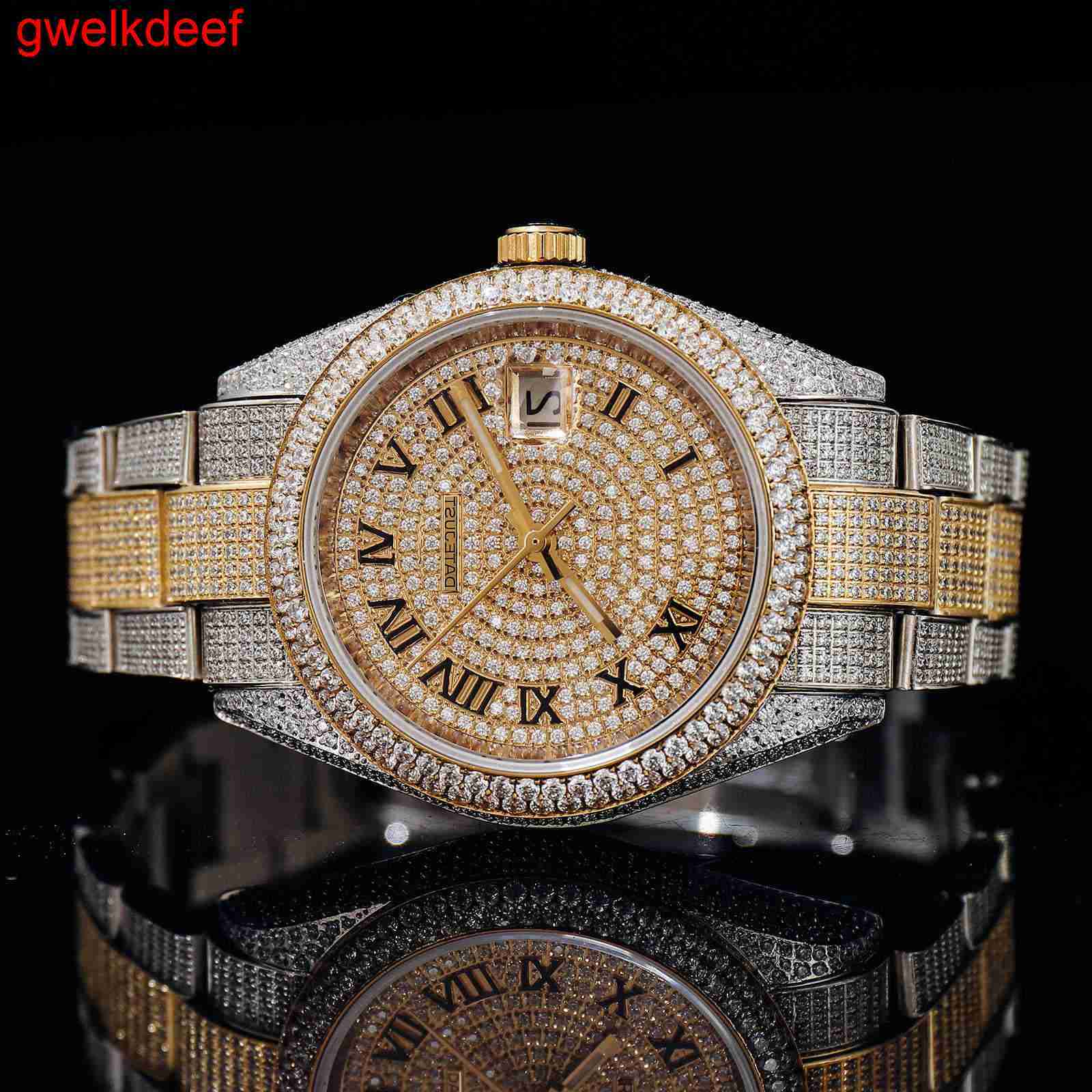 Wristwatches Luxury Custom Bling Iced Out Watches White Gold Plated Moiss anite Diamond Watchess 5A high quality replication Mechanical Y8LK
Wristwatches Luxury Custom Bling Iced Out Watches White Gold Plated Moiss anite Diamond Watchess 5A high quality replication Mechanical Y8LK