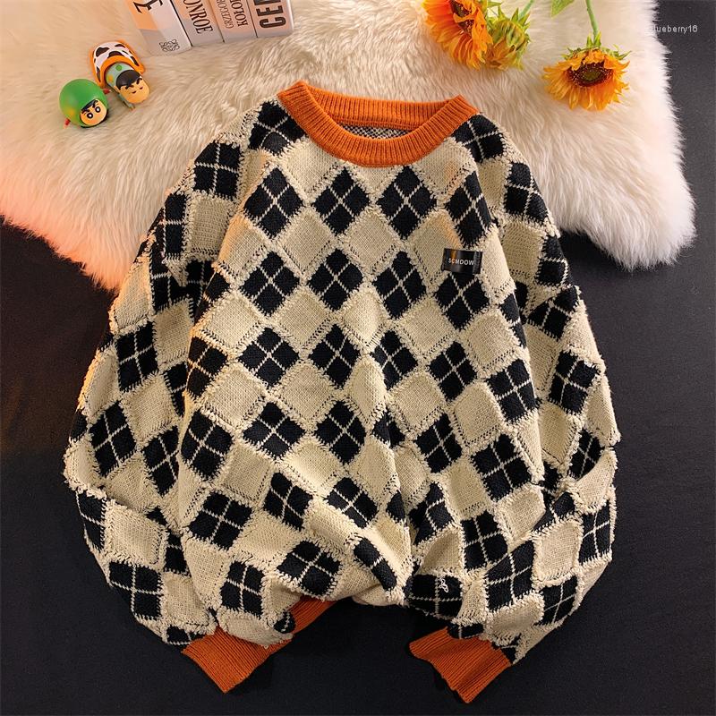 Men's Sweaters Fashion O-Neck Plaid Sweater Men'S HIP HOP Streetwear Pull OverSized 2XL 2023 Long Sleeves Pullover For Autumn Spring, 21m85 4
Men's Sweaters Fashion O-Neck Plaid Sweater Men'S HIP HOP Streetwear Pull OverSized 2XL 2023 Long Sleeves Pullover For Autumn Spring, 21m85 4
