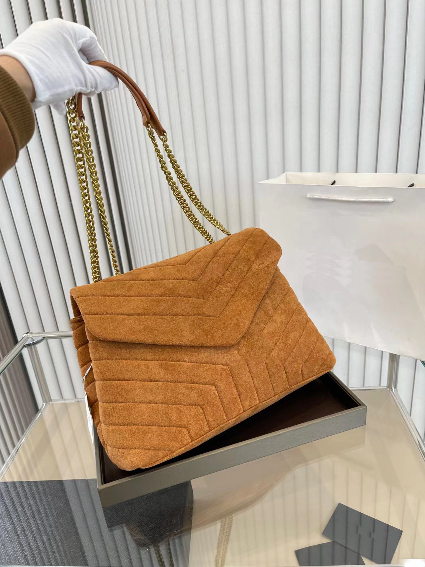 Top Quality LouLou Totes Shoulder Crossbody Bags Brown Denim Lady Chain Purses Designer Handbags Women Envelope Messenger Bag Clutch Wallets, Black
Top Quality LouLou Totes Shoulder Crossbody Bags Brown Denim Lady Chain Purses Designer Handbags Women Envelope Messenger Bag Clutch Wallets, Black