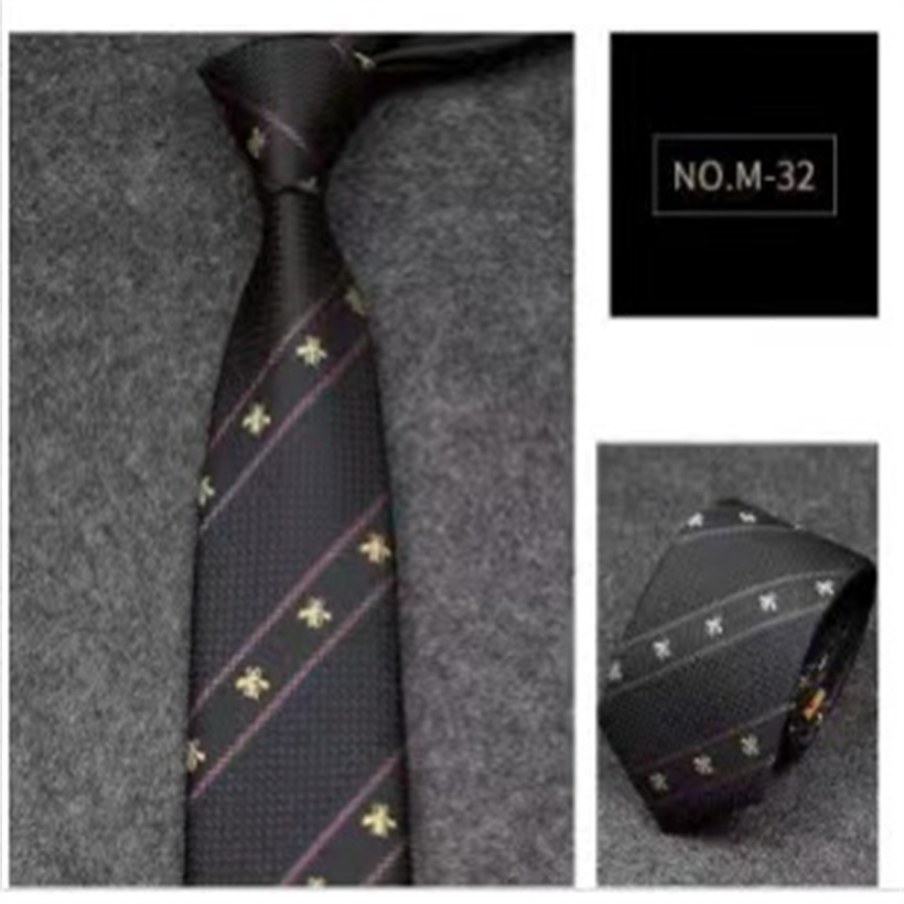 fashion ties Mens Silk Neck Ties kinny Slim Narrow Polka Dotted letter Jacquard Woven Neckties Hand Made In Many Styles with box