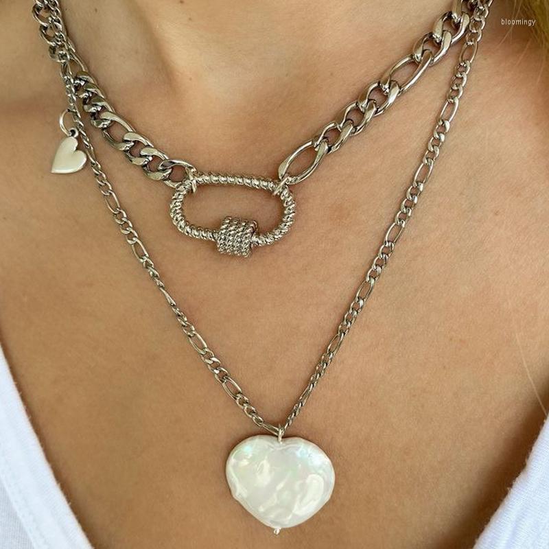 Choker Chokers Punk Stainless Steel Chain Necklace High Quality Cuban Unique Spiral Clasp Pendant Men's Hip-hop Style Neck JewelryChoker
Choker Chokers Punk Stainless Steel Chain Necklace High Quality Cuban Unique Spiral Clasp Pendant Men's Hip-hop Style Neck JewelryChoker