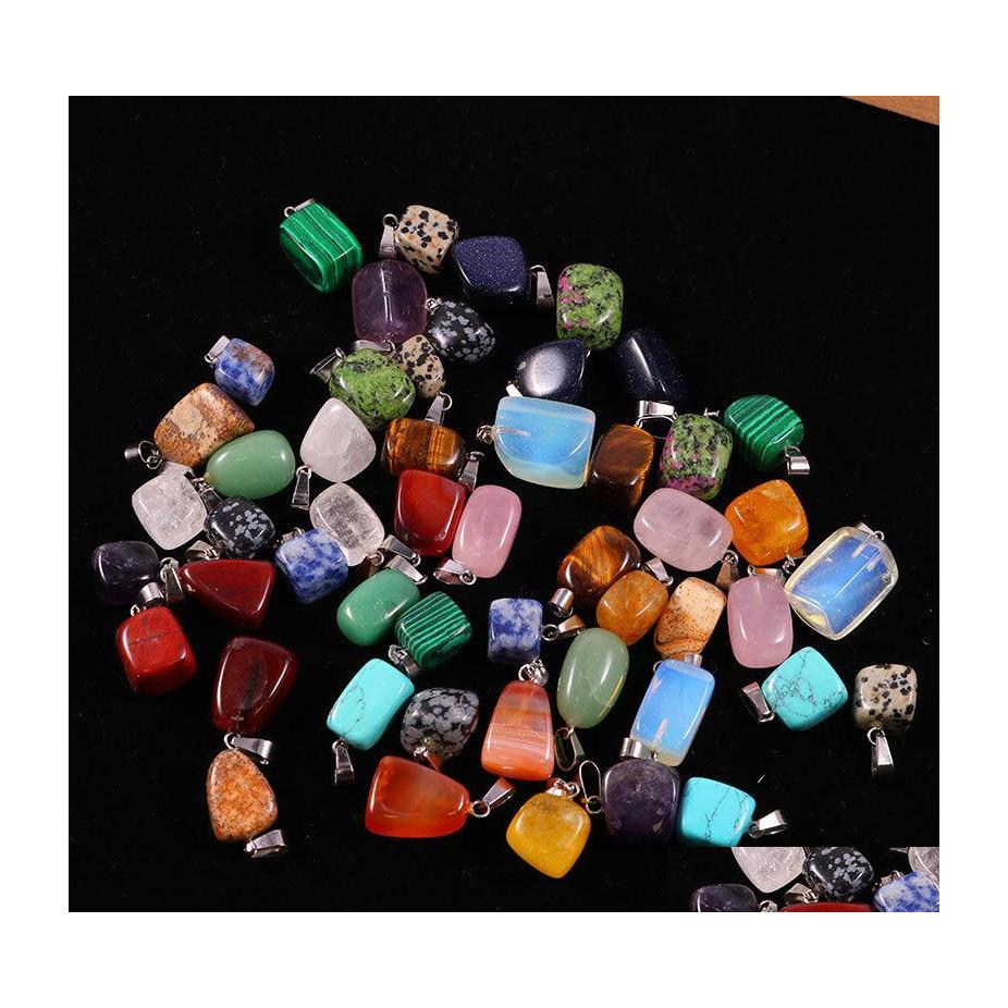 Charms Natural Crystal Opal Rose Quartz Tigers Eye Stone Irregar Shape Pendant For Diy Earrings Necklace Jewelry Makin Sport1 Drop D Dhpyh
Charms Natural Crystal Opal Rose Quartz Tigers Eye Stone Irregar Shape Pendant For Diy Earrings Necklace Jewelry Makin Sport1 Drop D Dhpyh