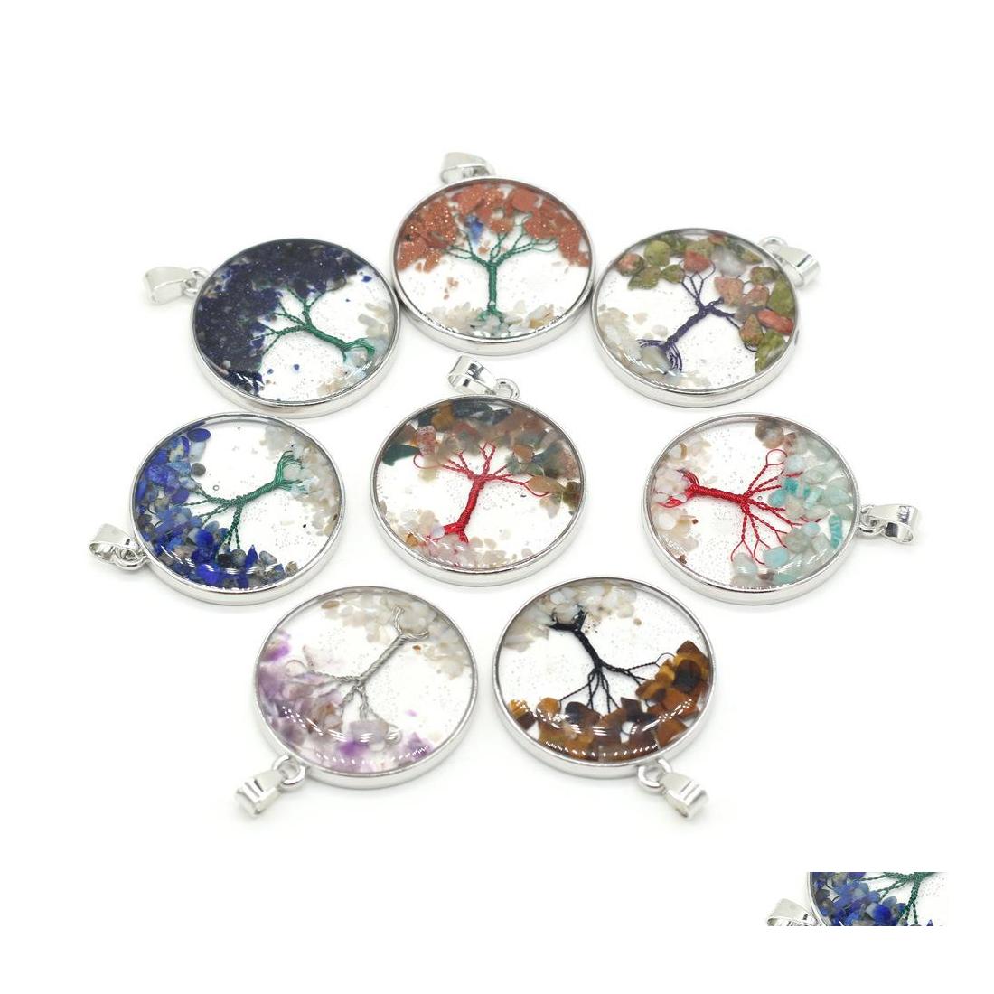 Charms Gravel Natural Stone Tree Of Life Pattern Glass Round Rose Quartz Healing Reiki Crystal Pendant Diy Necklace Earrings Whole D Dhi0A
Charms Gravel Natural Stone Tree Of Life Pattern Glass Round Rose Quartz Healing Reiki Crystal Pendant Diy Necklace Earrings Whole D Dhi0A