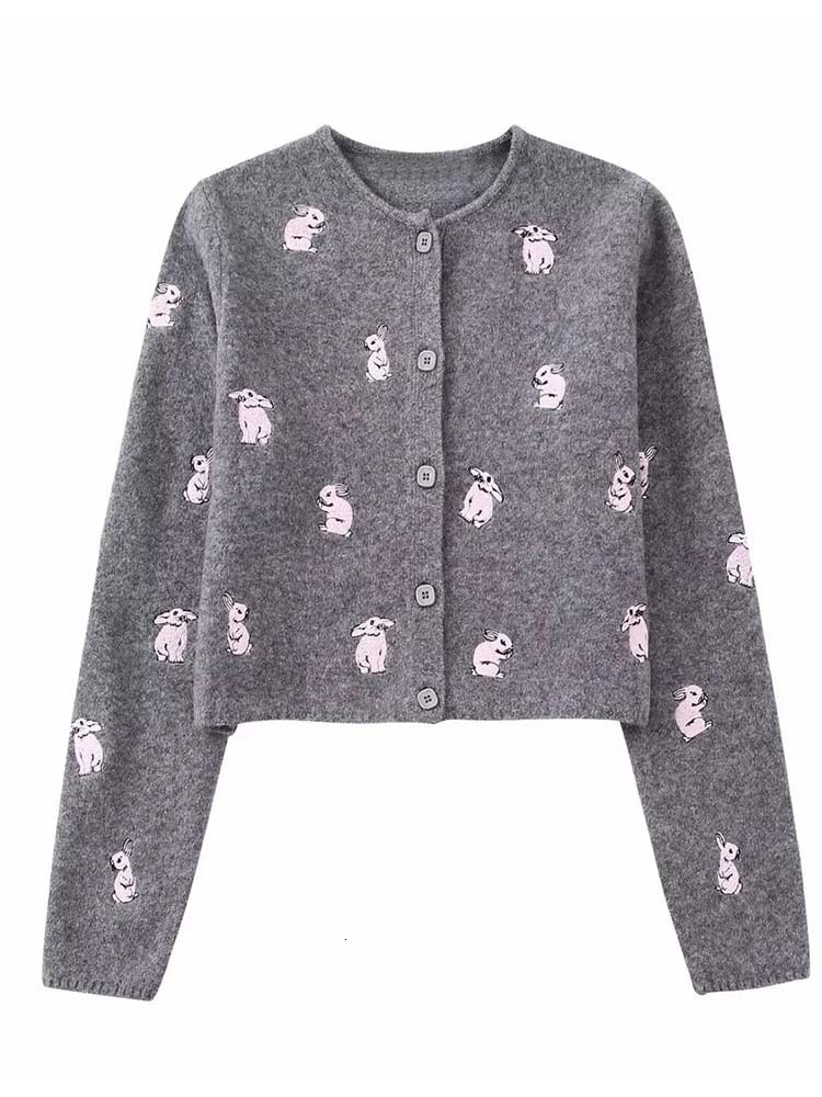 Women Knits Tees TRAF Rabbit Cardigan Jacquard Cropped Sweaters for Long Sleeve Knit Cardigans Sweater Woman Winter 2023 Jersey 230217, Sky blue
Women Knits Tees TRAF Rabbit Cardigan Jacquard Cropped Sweaters for Long Sleeve Knit Cardigans Sweater Woman Winter 2023 Jersey 230217, Sky blue