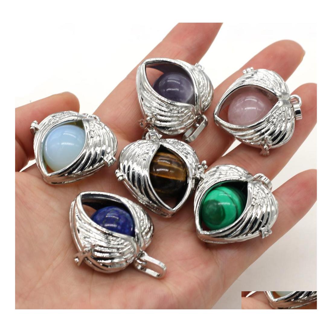 Charms Natural Stone Ball Chakela Heart Seven Chakras Reiki Healing Chakra Rose Quartz Crystal Pendant For Necklace Jewelry Mak Spor Dhbip
Charms Natural Stone Ball Chakela Heart Seven Chakras Reiki Healing Chakra Rose Quartz Crystal Pendant For Necklace Jewelry Mak Spor Dhbip